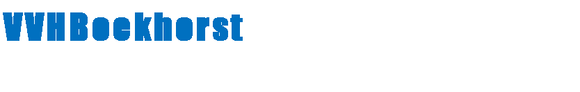 Tekstvak: VVHBoekhorst